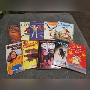 Children's Elem Chaper Book 10 pc Lot